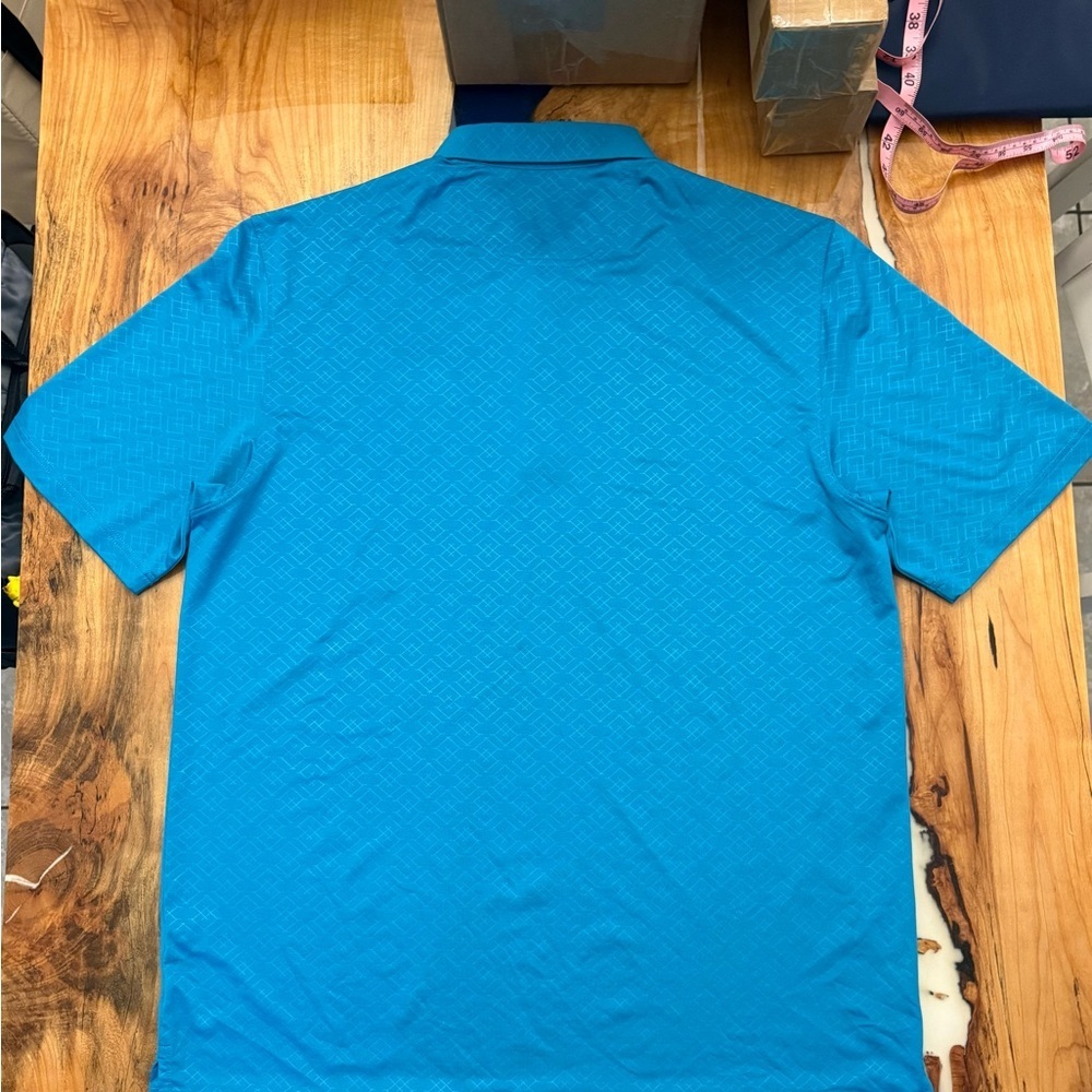 Greg Norman PlayDry Raptor Bay Golf Club Polo Performance Shirt Mens Large - Picture 7 of 8